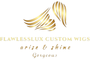 A gold wing with the words " artistslink custom wings artist & shine gorgeous ".